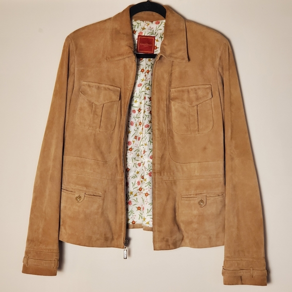 Cole Haan Jackets & Blazers - Cole Haan Country Suede Zippered Jacket Size S